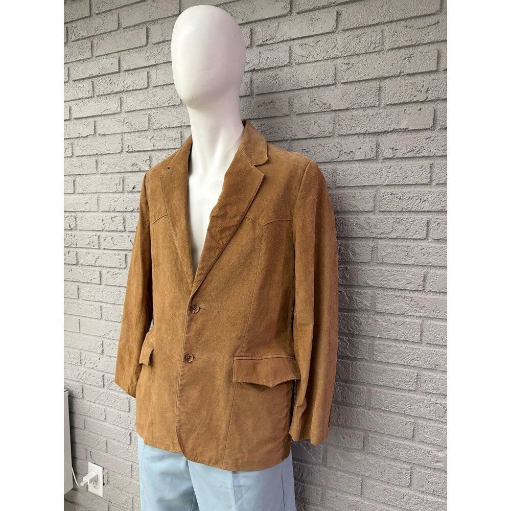 Vintage Scully Men’s Western Style Suede Leather Sportscoat Blazer Size 42 - Picture 7 of 16